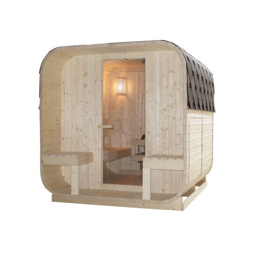 Sanotechnik - GÖTEBORG Außensauna für 4 Personen 188,2x220x194 cm