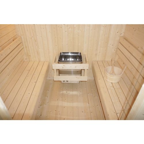 Sanotechnik - GÖTEBORG Außensauna für 4 Personen 188,2x220x194 cm