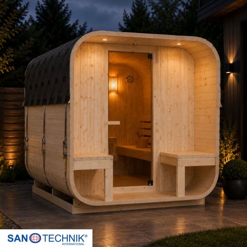 Sanotechnik - GÖTEBORG vanjska sauna za 4 osobe 188,2x220x194 cm
