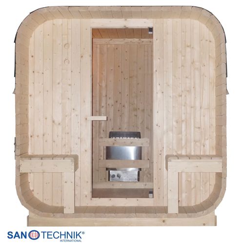 Sanotechnik - GÖTEBORG Außensauna für 4 Personen 188,2x220x194 cm