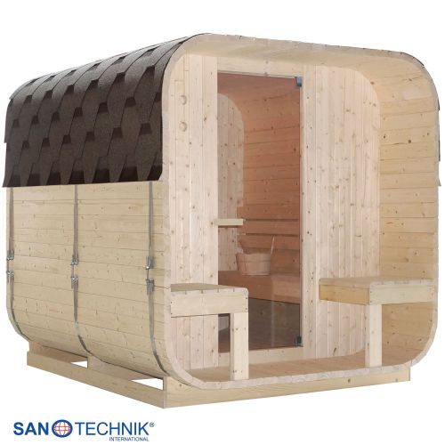 Sanotechnik - GÖTEBORG Außensauna für 4 Personen 188,2x220x194 cm