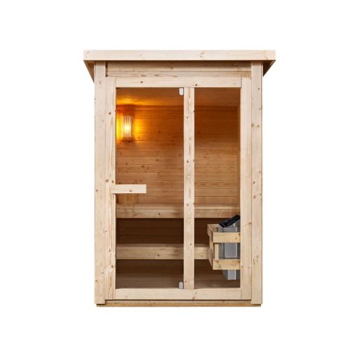 HELSINKI Außensauna für 2-3 P. 165x175x218,9 cm (Bausatz)