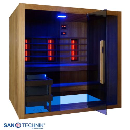 Sanotechnik - KOTKA Sauna+Infrarotkabine für 4-5 Personen 200x150x190 cm