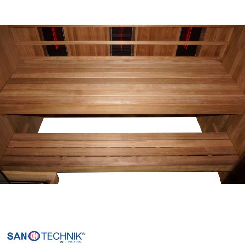 Sanotechnik - KOTKA Sauna+Infrarotkabine für 4-5 Personen 200x150x190 cm