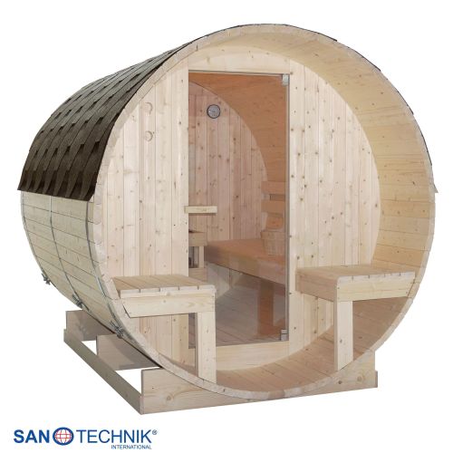 Sanotechnik - BERGEN Außensauna für 4 Personen 189x220x191,5 cm