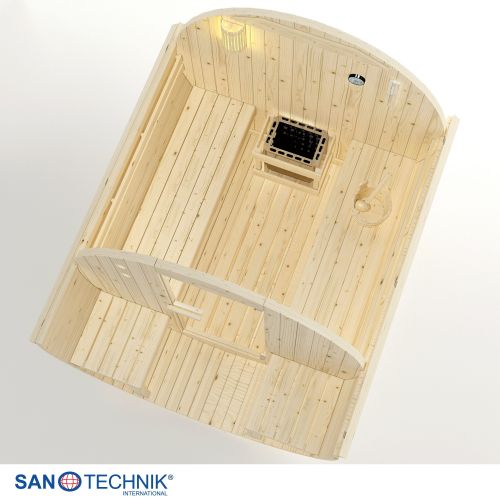 Sanotechnik - BERGEN Außensauna für 4 Personen 189x220x191,5 cm
