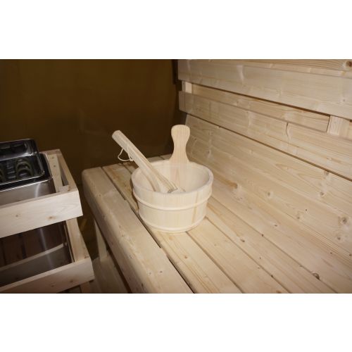 Sanotechnik - NYBORG M Außensauna für 4 Personen 194,2x244,9x194,9 cm