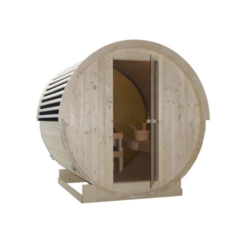 Sanotechnik - NYBORG M Außensauna für 4 Personen 194,2x244,9x194,9 cm