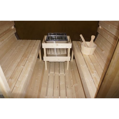 Sanotechnik - NYBORG M Außensauna für 4 Personen 194,2x244,9x194,9 cm