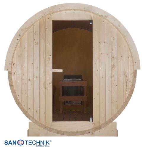 Sanotechnik - NYBORG M Außensauna für 4 Personen 194,2x204,9x194,9  cm