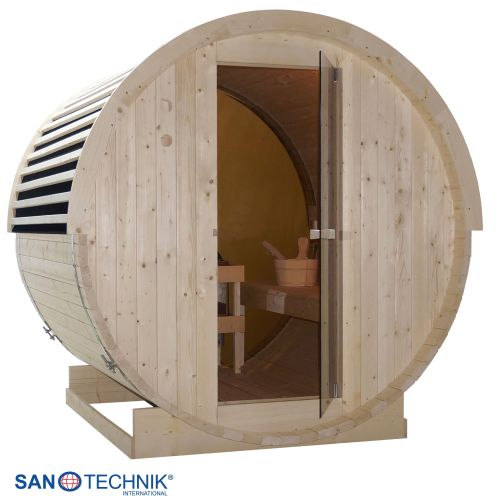 Sanotechnik - NYBORG M Außensauna für 4 Personen 194,2x204,9x194,9  cm