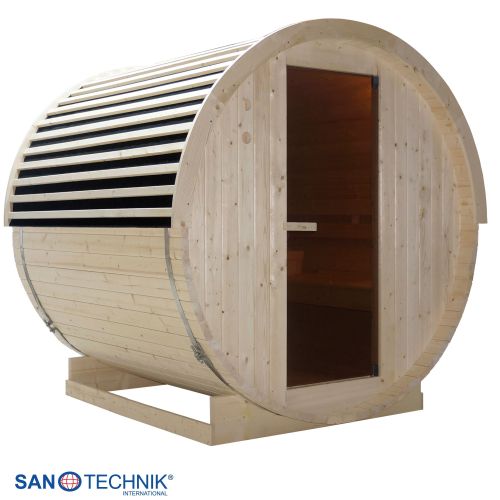 Sanotechnik - NYBORG M Außensauna für 4 Personen 194,2x204,9x194,9  cm