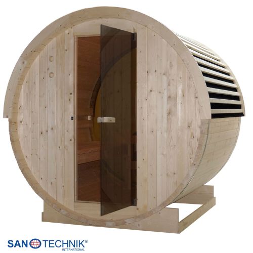 Sanotechnik - NYBORG M Außensauna für 4 Personen 194,2x204,9x194,9  cm