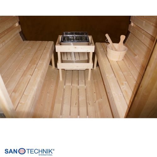 Sanotechnik - NYBORG M Außensauna für 4 Personen 194,2x204,9x194,9  cm