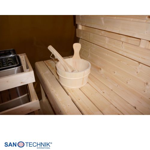 Sanotechnik - NYBORG M Außensauna für 4 Personen 194,2x204,9x194,9  cm