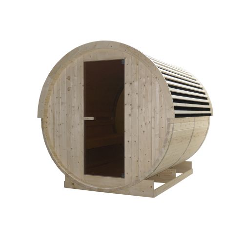 Sanotechnik - NYBORG L Außensauna für 6 Personen 194,2x224,9x194,9 cm