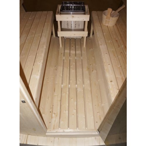 Sanotechnik - NYBORG L Außensauna für 6 Personen 194,2x224,9x194,9 cm