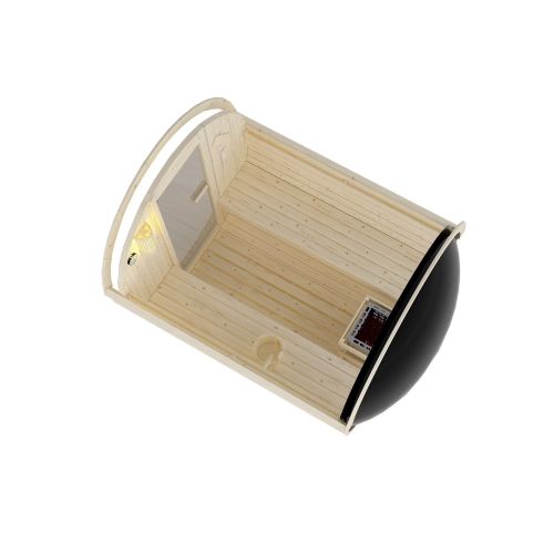 Sanotechnik - NYBORG L Außensauna für 6 Personen 194,2x224,9x194,9 cm