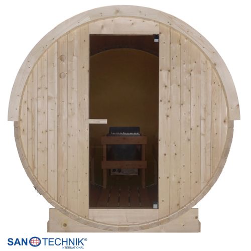 Sanotechnik - NYBORG L Außensauna für 6 Personen 194,2x244,9x194,9 cm