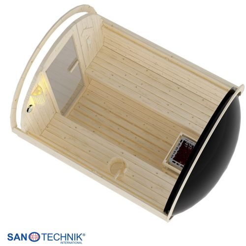 Sanotechnik - NYBORG L Außensauna für 6 Personen 194,2x244,9x194,9 cm