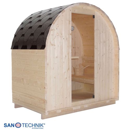 Sanotechnik - ISLAND L Außensauna für 2 Personen 189x120x200 cm