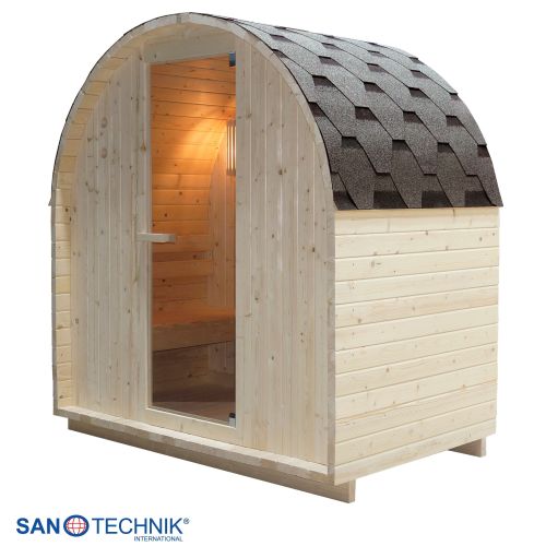 Sanotechnik - ISLAND L Außensauna für 2 Personen 189x120x200 cm