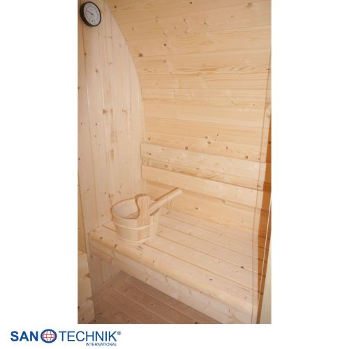 Sanotechnik - ISLAND L Außensauna für 2 Personen 189x120x200 cm