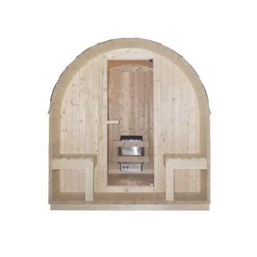 Sanotechnik - ISLAND XL Außensauna für 4 Personen 189x220x200 cm