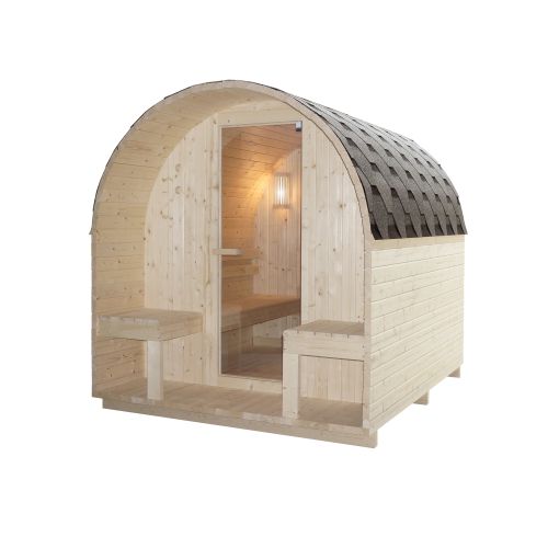 Sanotechnik - ISLAND XL Außensauna für 4 Personen 189x220x200 cm