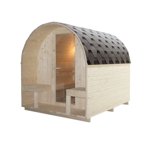 Sanotechnik - ISLAND XL Außensauna für 4 Personen 189x220x200 cm