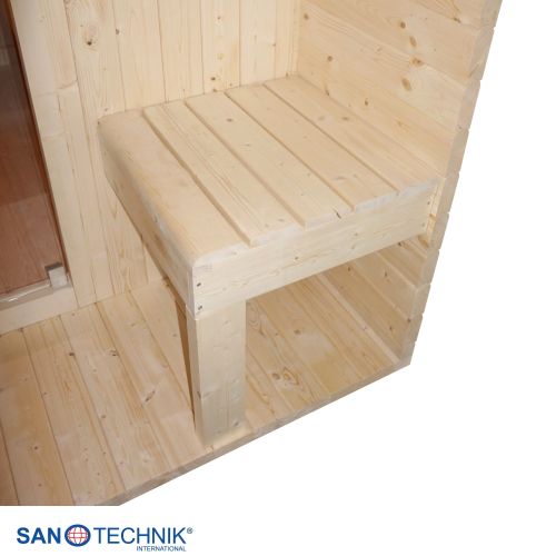 Sanotechnik - ISLAND XL Außensauna für 4 Personen 189x220x200 cm