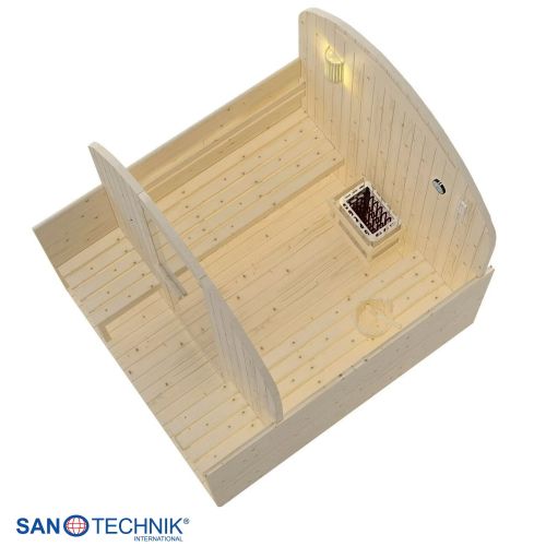 Sanotechnik - ISLAND XL Außensauna für 4 Personen 189x220x200 cm