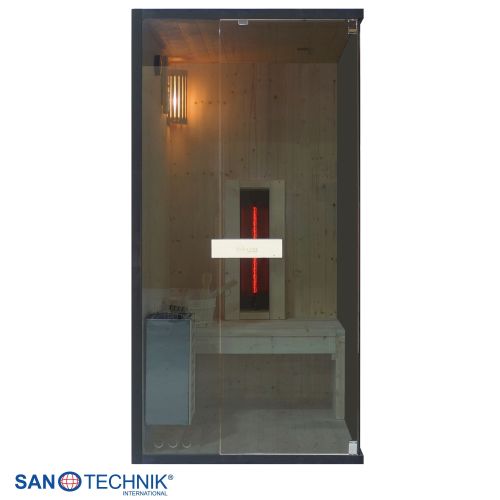 Sanotechnik - GLACIER S Sauna + Infracrvena kabina za 1 osobu 100x120x200 cm