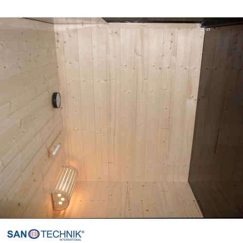 Sanotechnik - GLACIER S Sauna + Infracrvena kabina za 1 osobu 100x120x200 cm