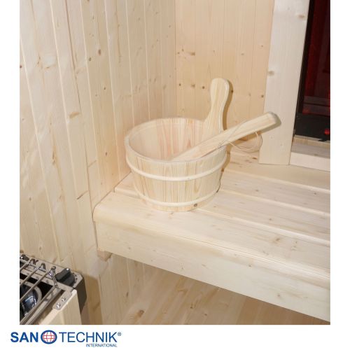 Sanotechnik - GLACIER S Sauna + Infracrvena kabina za 1 osobu 100x120x200 cm