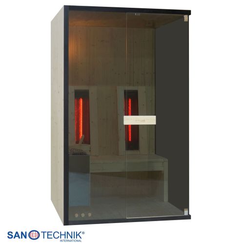 Sanotechnik - GLACIER M Sauna + Infracrvena kabina za 2 osobe 120x120x200 cm