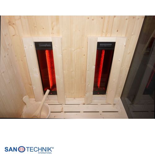 Sanotechnik - GLACIER M Sauna + Infracrvena kabina za 2 osobe 120x120x200 cm