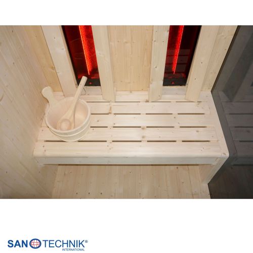 Sanotechnik - GLACIER M Sauna + Infracrvena kabina za 2 osobe 120x120x200 cm