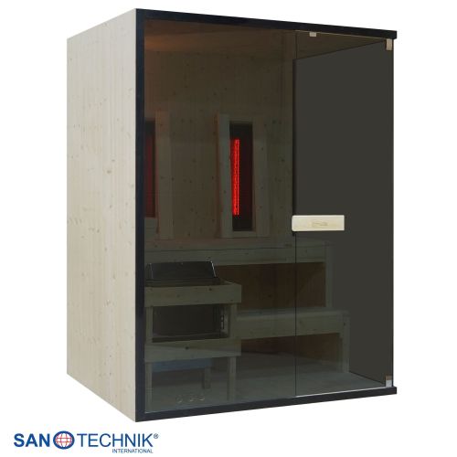 Sanotechnik - GLACIER L Sauna + Infracrvena kabina za 2-3 osobe 150x120x200 cm