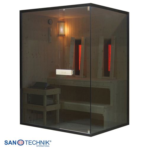 Sanotechnik - GLACIER L Sauna + Infracrvena kabina za 2-3 osobe 150x120x200 cm