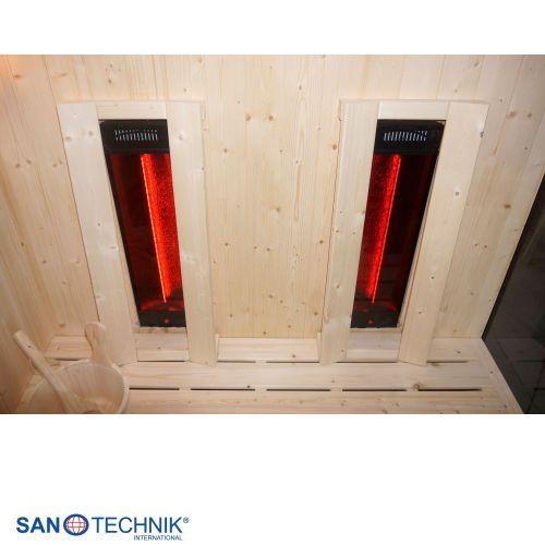 Sanotechnik - GLACIER L Sauna + Infracrvena kabina za 2-3 osobe 150x120x200 cm
