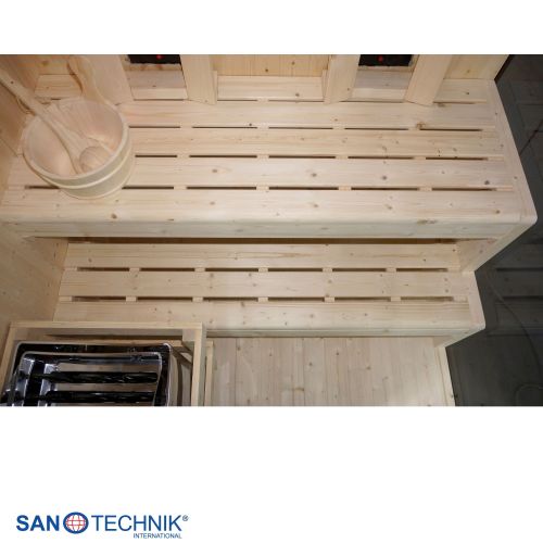 Sanotechnik - GLACIER L Sauna + Infracrvena kabina za 2-3 osobe 150x120x200 cm