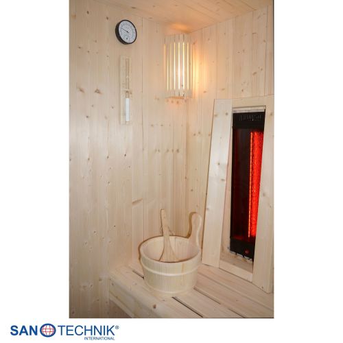 Sanotechnik - GLACIER L Sauna + Infracrvena kabina za 2-3 osobe 150x120x200 cm