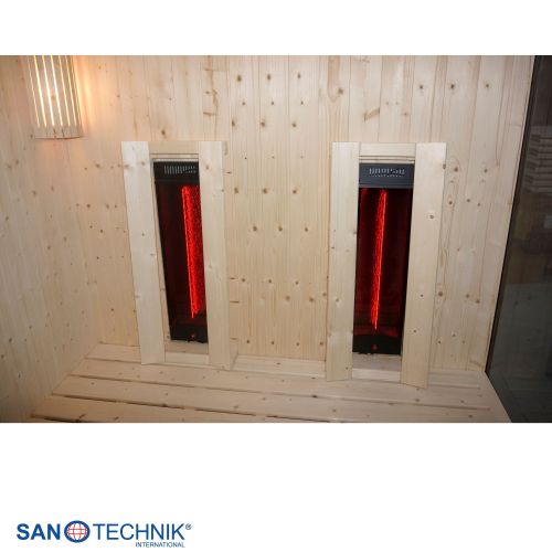 Sanotechnik - GLACIER XL Sauna + Infracrvena kabina za 2-3 osobe 150x150x200 cm