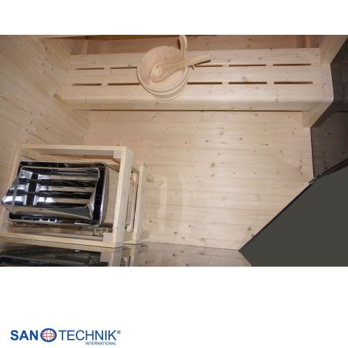 Sanotechnik - GLACIER XL Sauna + Infracrvena kabina za 2-3 osobe 150x150x200 cm