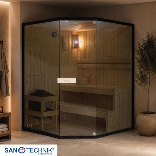 Sanotechnik - FALUN XL sauna za 2-3 osobe 150x150x200 cm