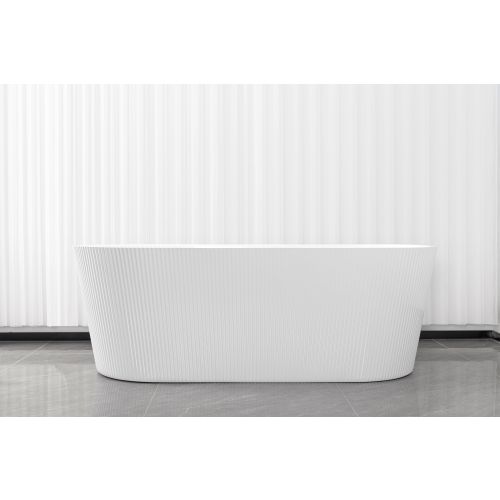 Freistehende Badewanne RENO Weiß