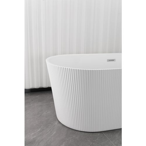 Freistehende Badewanne RENO Weiß