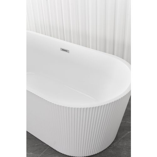 Freistehende Badewanne RENO Weiß