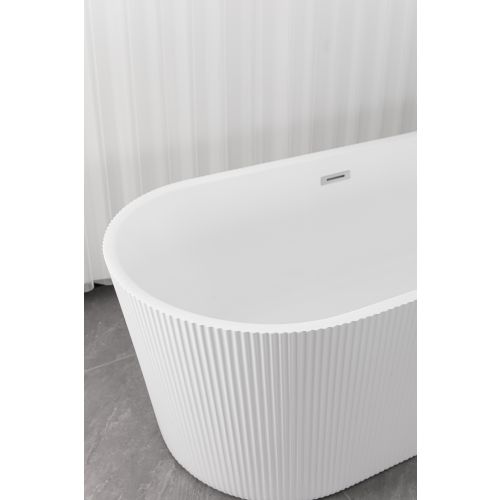 Freistehende Badewanne RENO Weiß